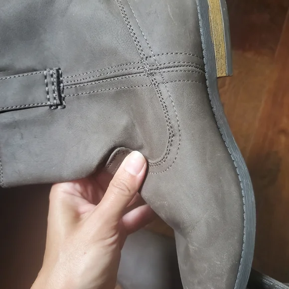 Brown short boots size 6.5 never worn by faded glory - Picture 4 of 6